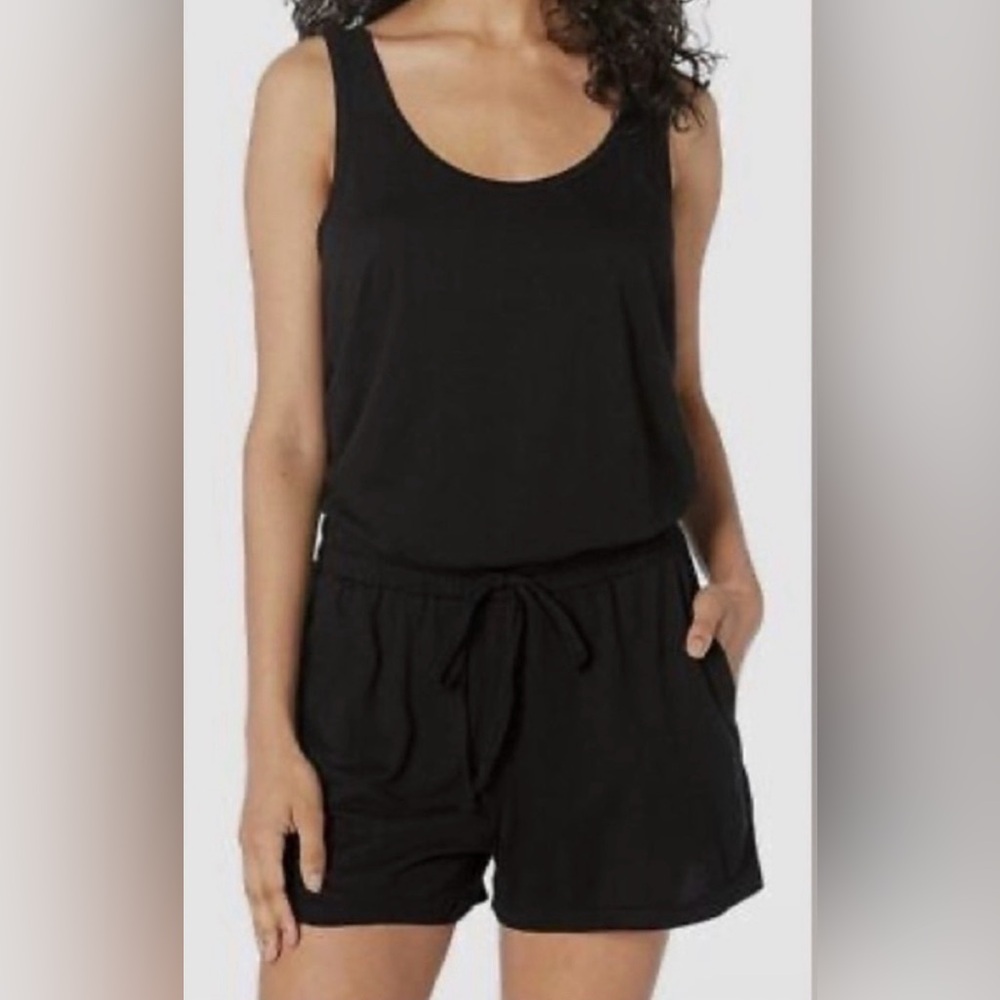 Michael Stars Black Sleeveless Romper